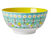 Large Melamine two tone bowl, RETRO FLOWER print, By Rice.dk