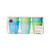 Small melamine cups in blue green assortment, Danish design by Rice.dk