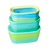 Food boxes set of 3 in blue green colors from Rice