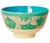  Small Melamine Bowl, Leaf & Flower Print
