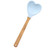Kitchen Silicone Heart shaped Spoon in Soft Blue