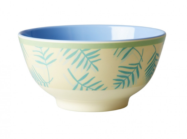 Two Tone Melamine Blossom and Berries Bowl