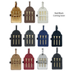 Leatherette Golf Bag Tag with 3 Wooden Tees