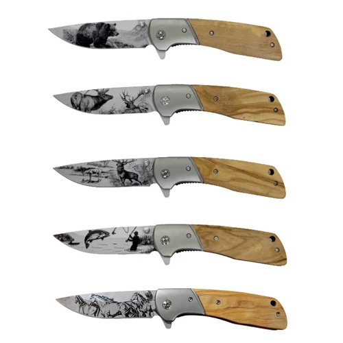 Wooden Handle Pocketknives