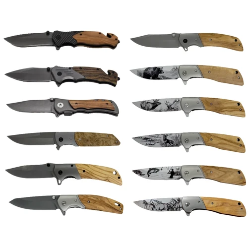 Wooden Handle Pocketknives