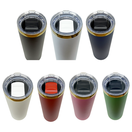Gold Plated 20 oz Skinny Tumblers