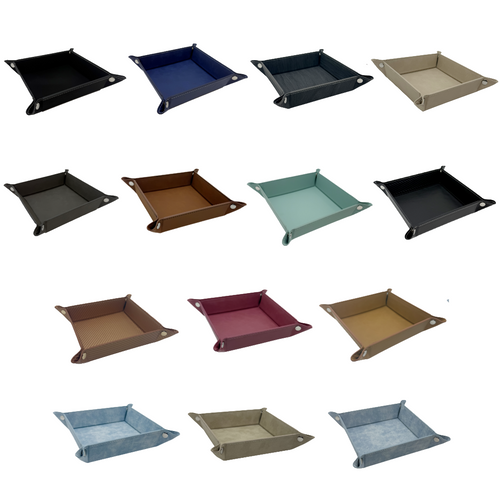 Leatherette Folding Tray