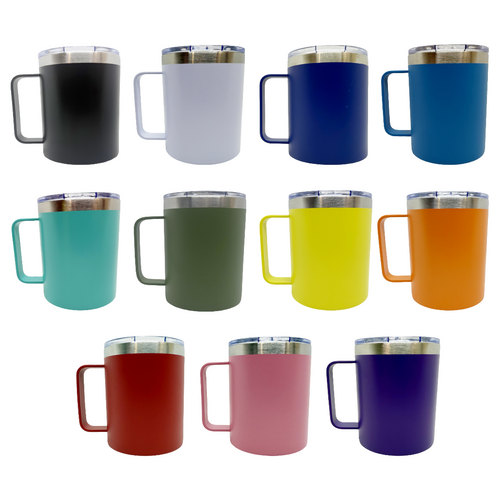 12oz Stainless Steel Tumblers with Handle