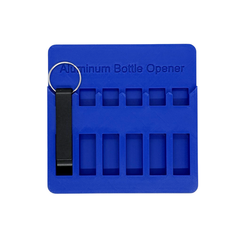 Jig for Metal Bottle Opener Keychains