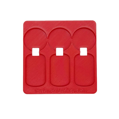 Jig for Rectangle Metal Keychains