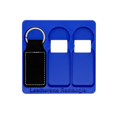 Jig for Leatherette Rectangle Keychains