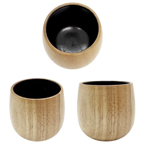 Charred Wood Whiskey Cups