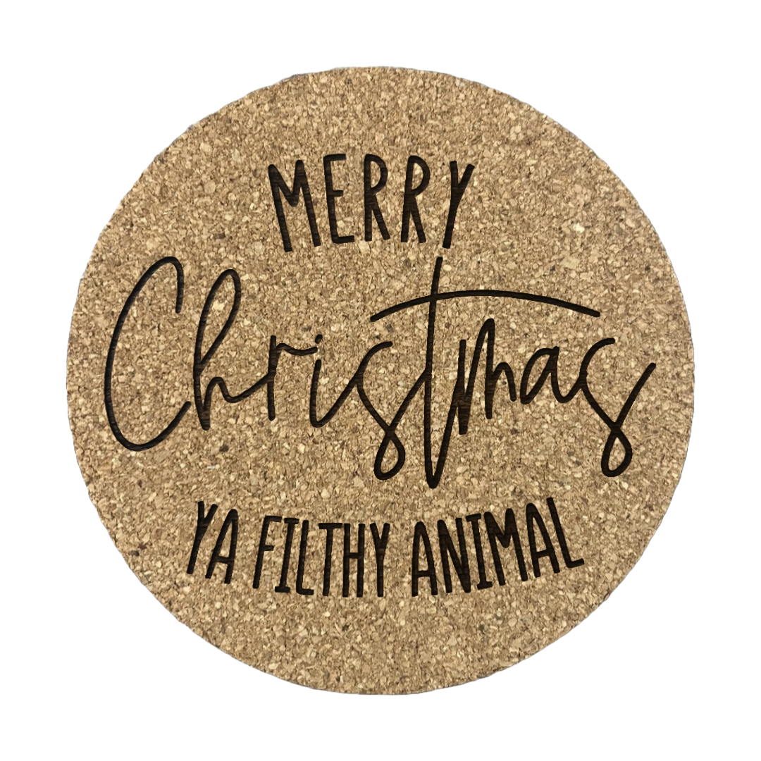 Custom Round Thin Cork Coaster