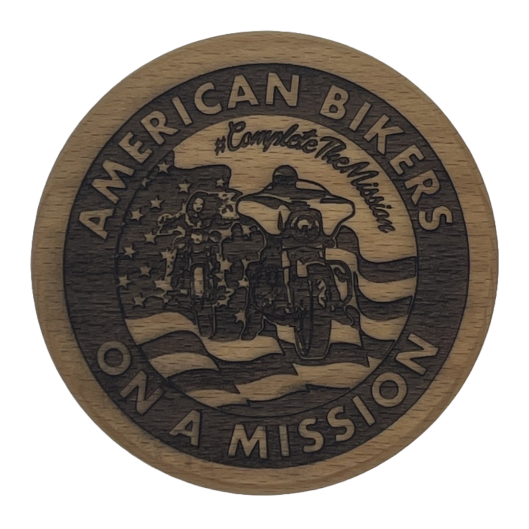Custom Round Wood Coaster