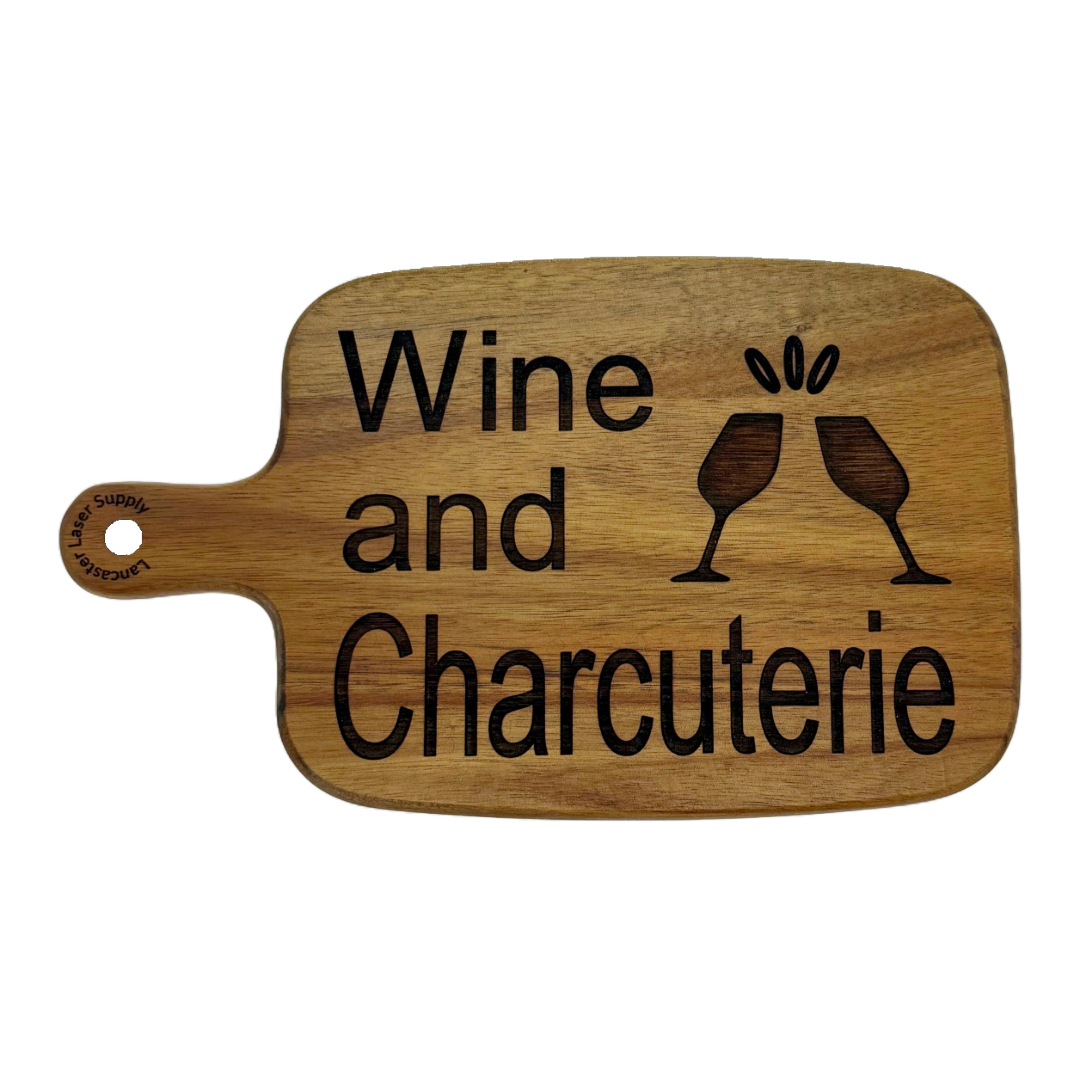 Small Acacia Cutting Board with handle