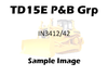 IN3412/42 TD15E Pin & Bushing Group