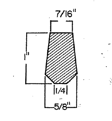 00820 Grouser Bar