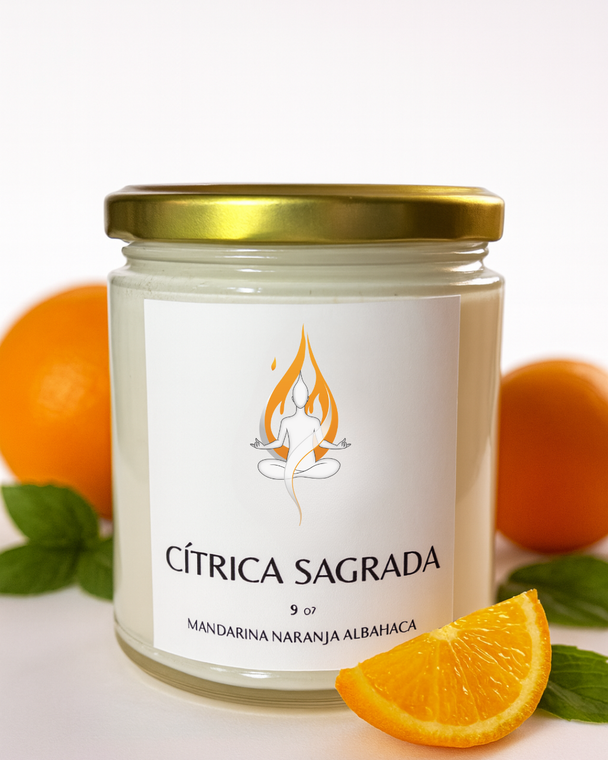 Cítrica Sagrada - Mandarina, Naranja y Albahaca