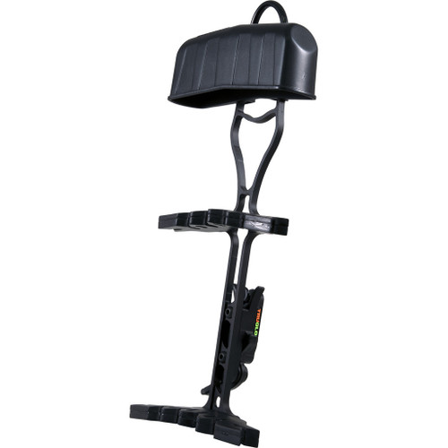 Truglo Tectro Quiver Black 6 Arrow, black archery quiver with six slots for arrows and a sturdy design.