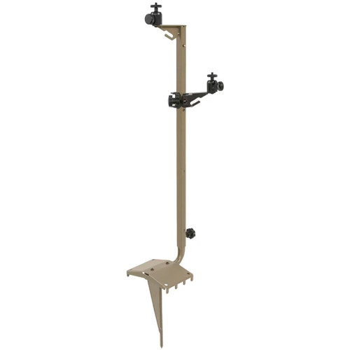 Wildgame Innovation Wildgame Dual Mount Camera Stand, sturdy adjustable mount for trail cameras with screw-in stake for secure placement.