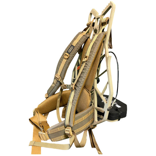 Latitude Outdoors Latitude Treestand Suspension System Back Straps, hammock-style adjustable back straps and shoulder straps for tree stand safety and comfort.
