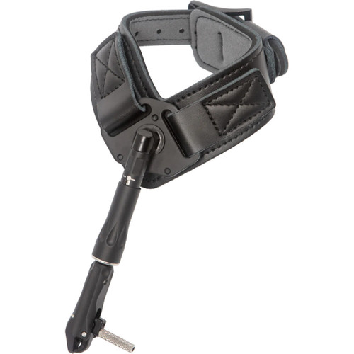 Trophy Ridge Summon Release, a high-quality archery release aid with a sleek black strap and adjustable trigger, designed for precise shooting and bow hunting.