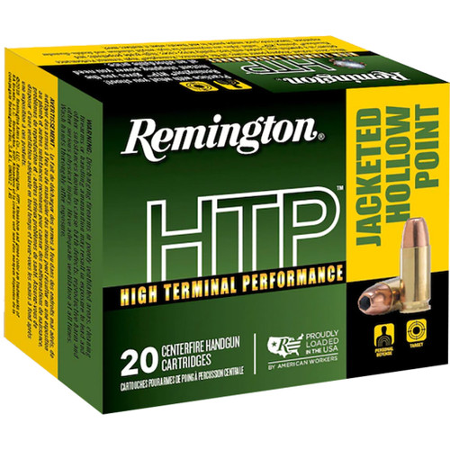 Remington Htp Handgun Ammo 40 S&w 155 Gr. Jhp 20 Rd.