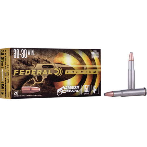 Federal Hammer Down Rifle Ammo 30-30 Win. 150 Gr. 20 Rd.