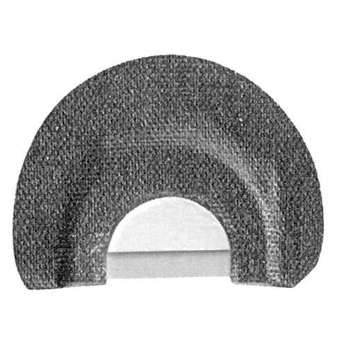 Primos Limb Hanger Turkey Call, black foam call with a curved shape and textured surface for attracting turkeys.