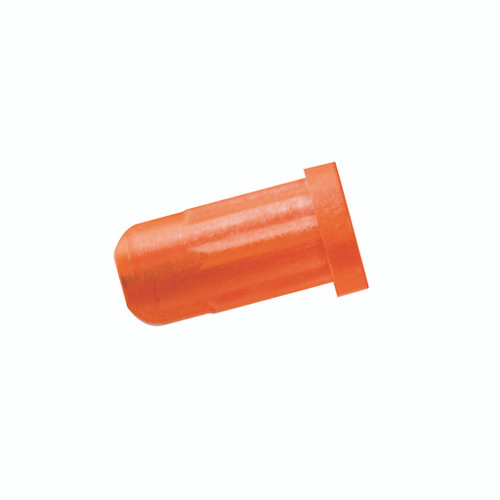 Easton Flat Nocks Orange Carbon Bolt 12 Pk, orange plastic nock for carbon arrows.