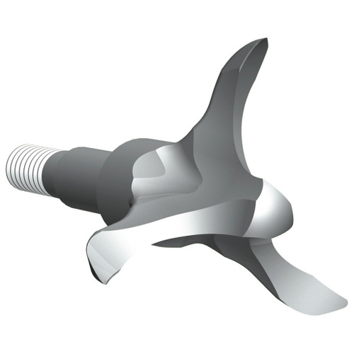 G5 Outdoors G5 Small Game Head 100 Gr. 1 Pk., a steel small game hunting arrowhead with sharp blades and a threaded base for attachment.