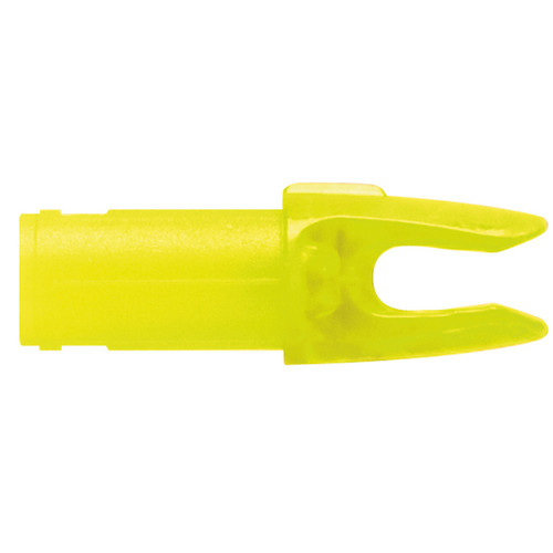 Easton 6.5mm Microlite Super Nocks Yellow, yellow archery bow nocks for arrows.