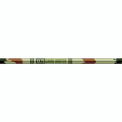 Easton Camo Hunter XX75 Shafts 2114, one dozen, camouflage-patterned archery shafts.