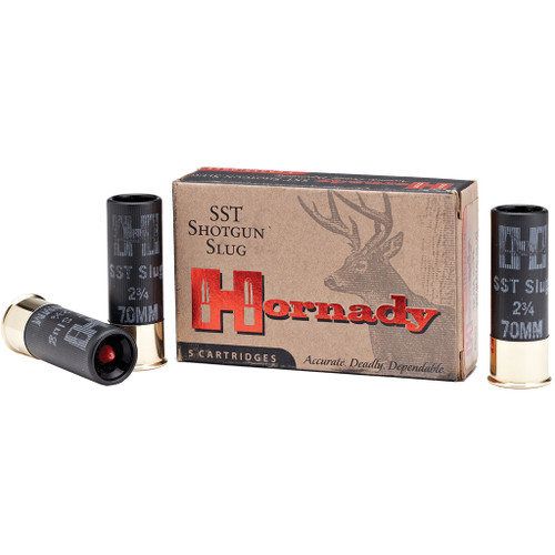 Hornady Custom Lite Ftx Load 12 Gauge 2.75 In. 300 Gr. Slug Shot 5 Rd.