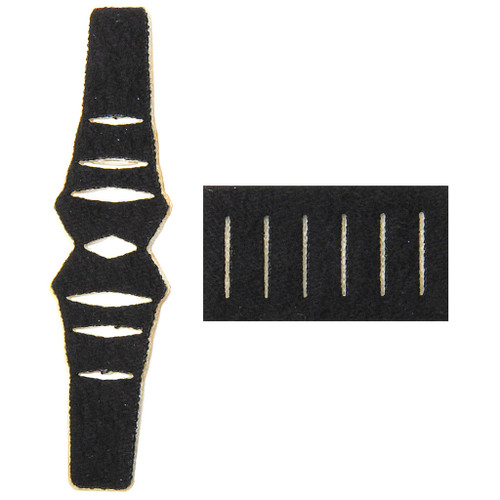 Qad Replacement Felt Kit Black, black felt strips for replacing in appliances or tools.