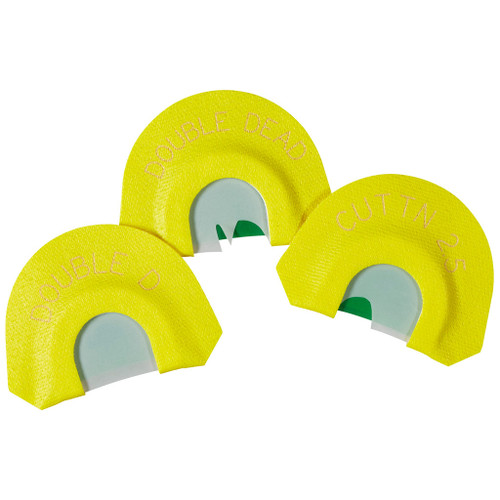 Hunters Specialties Ultimate Starter Pack, bright yellow foam decoy heads for hunting with adjustable cutting 25 mm and double dead features.