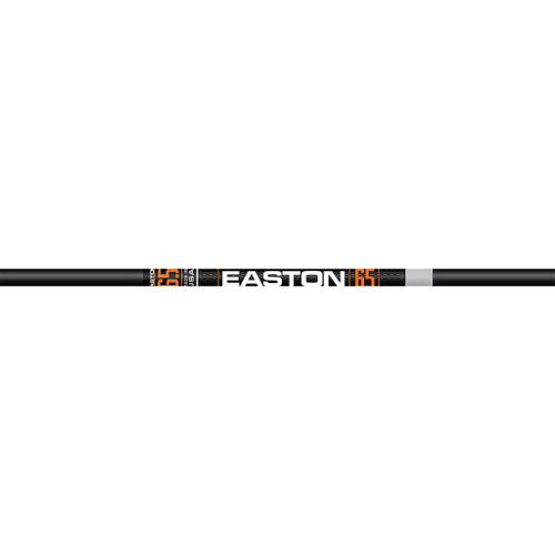 Easton 6.5 Hunter Classic Shafts 340, close-up of black golf shaft with white and orange branding and text.