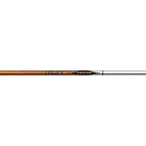 Easton Carbon Legacy 5mm Shafts 340, a single golf shaft with a wooden finish and black and orange branding.