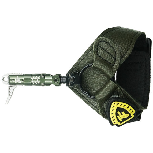 Trufire Edge Ft Release Buckle Foldback Olive, tactical belt buckle with quick-release mechanism and adjustable olive green strap.