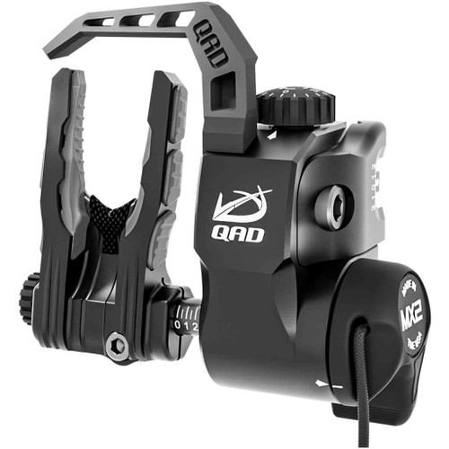 Qad Ultrarest Integrate Mx2 Rest Black Rh, bow sight mount with adjustable and ergonomic features.