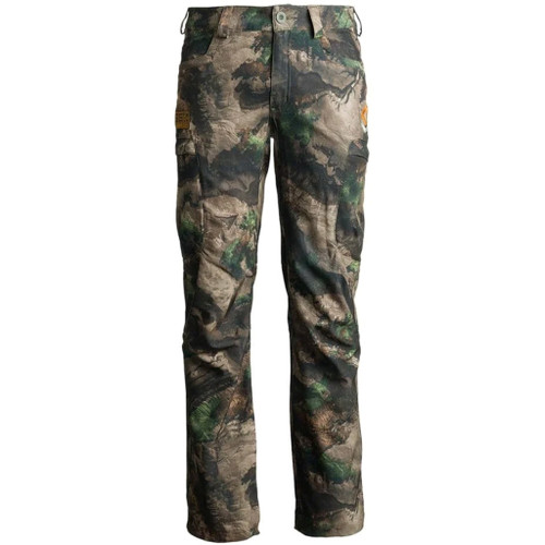 Scent-lok Scentlok Be:1 Phantom Pant Mo Terra Outland 38" Regular, camouflage hunting pants with a woodland pattern suitable for outdoor activities.