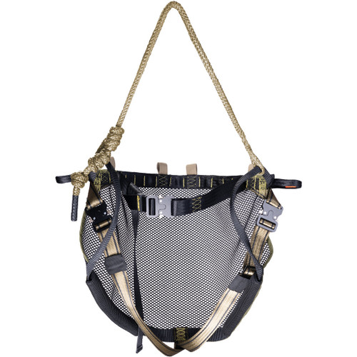 Hunter Safety System Guardian Saddle Osfm, harness with mesh padding, adjustable straps, and safety buckles for hunting and tree climbing.