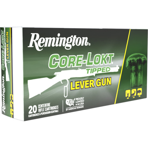 Remington Core-lokt Lever Gun Rifle Ammo 45-70 Government 300 Gr. Core-lokt Tipped 20 Rd.