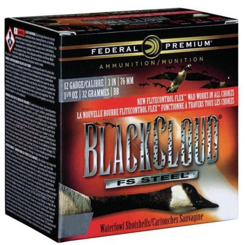 Federal Premium Black Cloud Waterfowl Shotgun Ammo 28 Ga. 3 In. 3/4 Oz. 4 Shot 10 Rd.