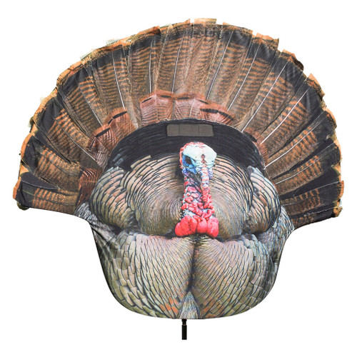 Montana Decoy Fanatic 2d Gobbler Decoy, realistic turkey decoy with detailed feathers and vivid head design.