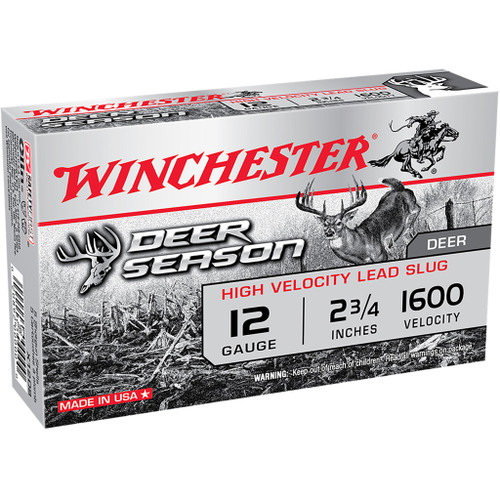 Winchester Deer Season High Velocity Slug 12 Ga. 2.75 In. 1 1/8 Oz. 5 Rd.