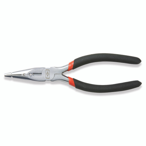 Easton Pro Archery Needle Nose Pliers, precision needle nose pliers with black and red grip handles for archery and craft work