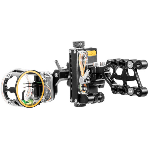 Trophy Ridge React Trio Pro Sight 3 Pin .019 Rh, archery sight with adjustable pins and mounting hardware.