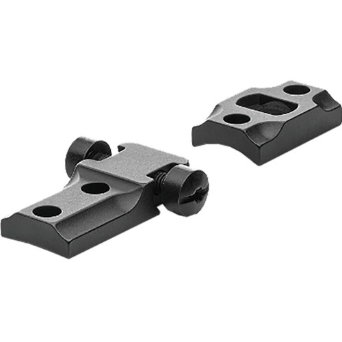 Leupold Std Two-piece Bases Browning Blr Matte Black, two black matte scope mounts for Browning BLR rifle.