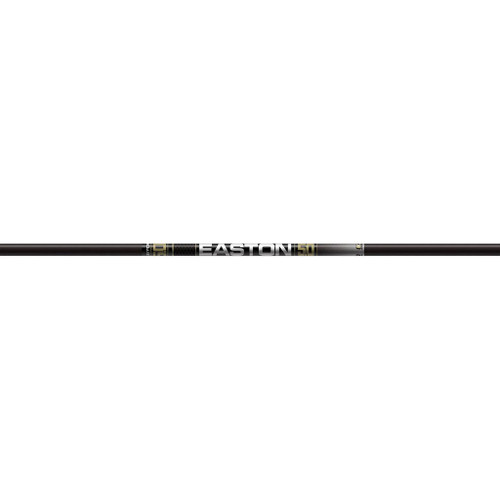 Easton 5.0 Shafts With Half Outs 400, image of a single black softball or baseball bat shaft with Easton branding and specifications.